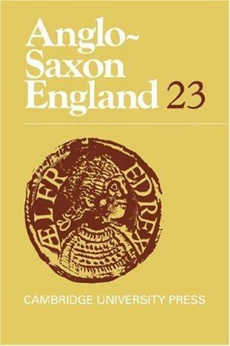 Anglo-Saxon England Lapidge Godden Keynes Paperback 9780521038485 Volume 23