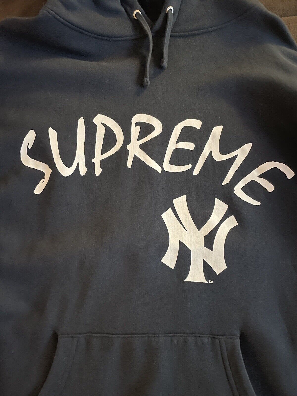 メンズsupreme × new york yankees hoodie