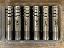 SET OF 6 COMP-N-CHOKE PORTED BROWNING INVECTOR + PLUS CHOKE TUBES