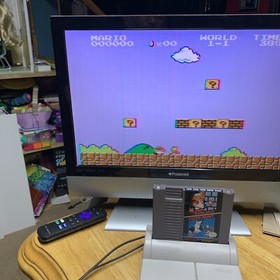 2 NES Nintendo Lot Super Mario Bros. Duck Hunt W Manual & Hogan&rsquo;s Alley Games