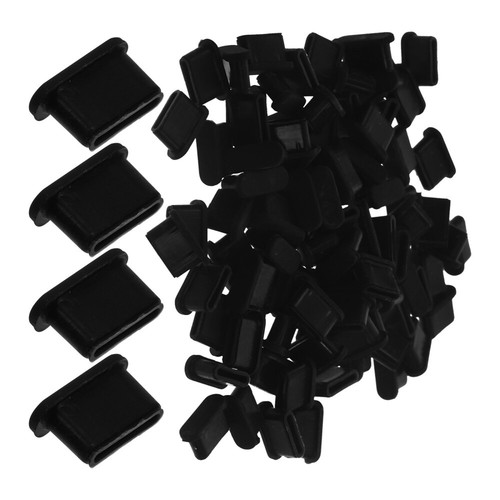 100 Pcs USB -Staubstopfen Steckerabdeckungen Handy-Staubschutzstecker - Zdjęcie 9 z 12