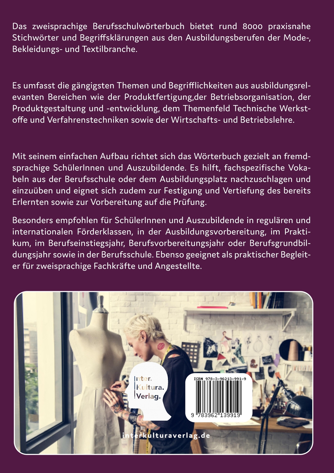 Thumbnail - Interkultura Berufsschulwörterbuch Für Textil-, Mode- Und