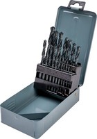 Metallbohrer Spiralbohrer Set 19-Tlg. Hss Ø 1-10 Mm Stahl Metall Bohrer Satz