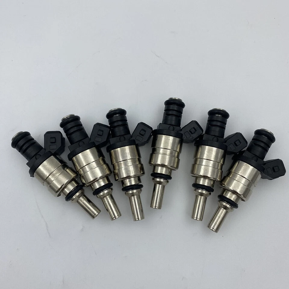 6 inyectores de combustible para BMW 320i 325ci 325i 1999-06 325xi 525i X3 Z3 Z4 1427240 Foto 3 de 4