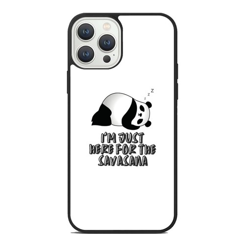 Pandas like savasana For iPhone SE XS XR Max 5 6 7 8 Plus Anti scratch Cover - Picture 21 of 25