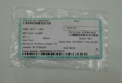 Kawasaki OEM 92171-1837 Clamp | eBay