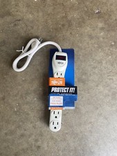 Lot of 2 - TrippLite  TLP602  6 Outlet Surge Protector Strip