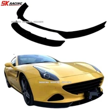 NEW Style Gloss Black Front Bumper Lip Fits For Ferrari California T 2015-2018