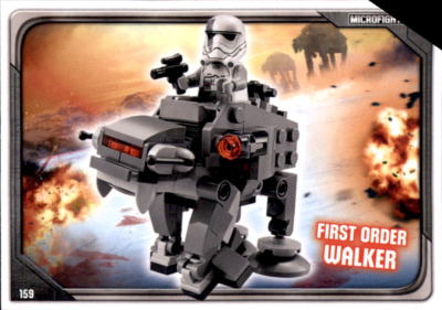 159 - First Order Walker - LEGO Star Wars Sammelkarten Serie 1
