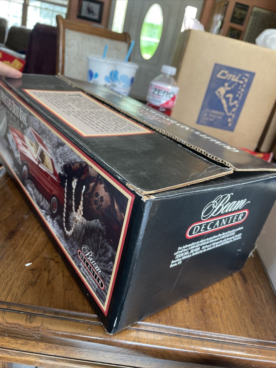 JIM BEAM 1974 MERCEDES BENZ 450SL MOCCA TAN CAR BOTTLE DECANTER