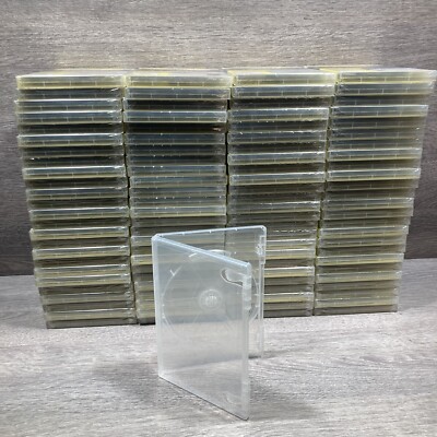 100 Stück DVD transparente Leerhüllen oder Info- & Lehrprogramm! Beschr. lesen!