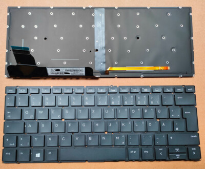 Tastatur HP Elitebook X360 830 G5, X360 830 G6 Beleuchtung Keyboard ohne Rahmen