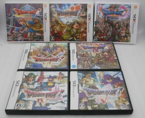 Nintendo DS Dragon Quest 4 5 6 9 & 3DS 7 8 11 7Games Set DQ Square Enix JAPAN | eBay