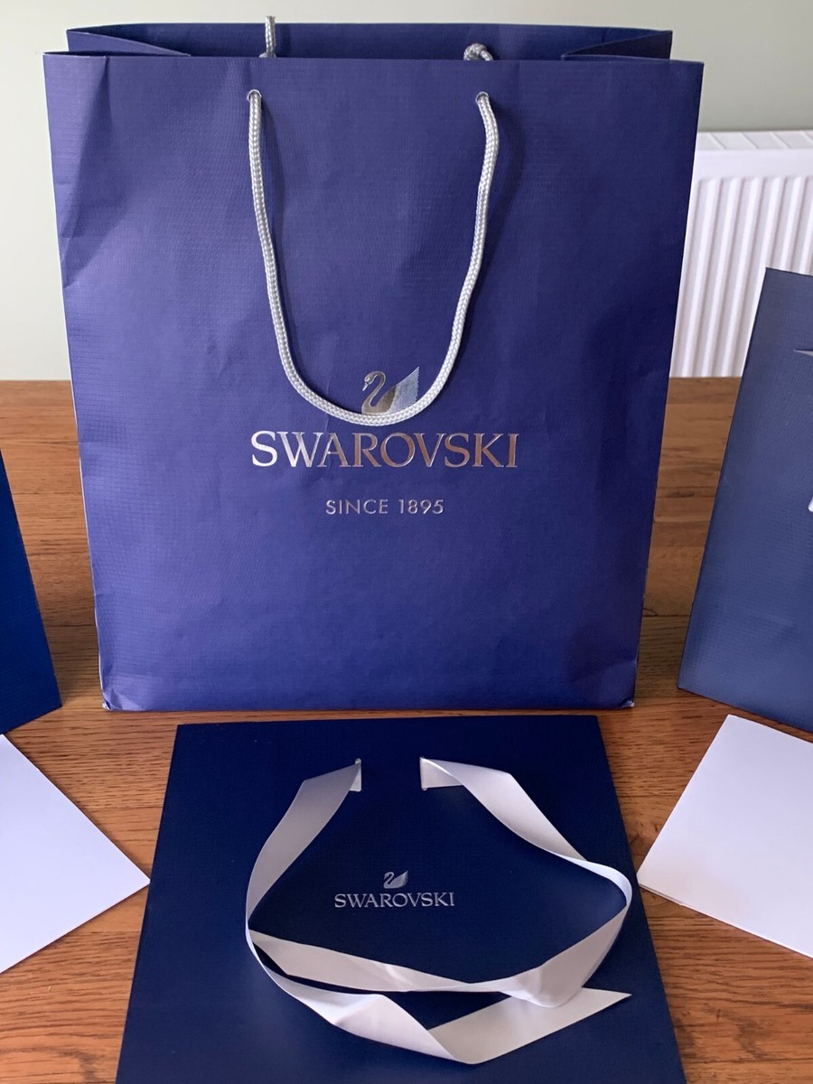 ◆SWAROVSKI◆ [Head office genuine product/shopping bag incl New Swarovski Yellow Paper Gift Shopping Bag Size 10.5x10