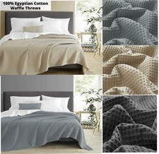Decke Bett&uuml;berwurf Bezug Sommer Waffelmuster Sofa Bettw&auml;sche Gr&ouml;&szlig;e Large & X Large