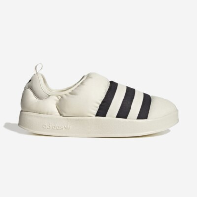 Size 12 - adidas Puffylette Off White Black for sale online | eBay