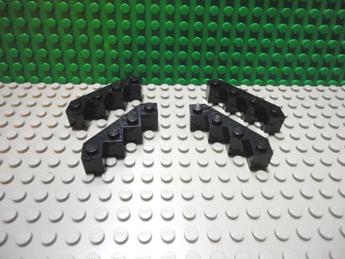 レゴ4 Lego 4 Black 4x4 castle corner zig zag NEW | eBay