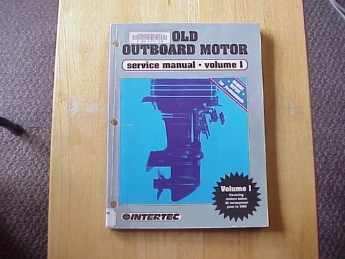 Old Outboard Motor Service Manual Vol 1 (1983 Intertec Publishing) Free Shipping