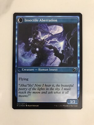 Delver of Secrets / Insectile Aberration Foil MTG Magic Card NM