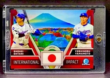 Shohei Ohtani Yoshinobu Yamamoto RARE ROOKIE RC REFRACTOR INVESTMENT SSP CHROME