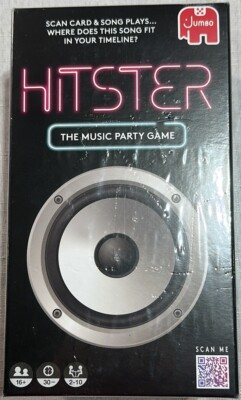 HITSTER The Music Party Game (Jumbo) Decades of Amazing Hits W/App.