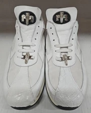 Mauri Yacare Calf Fabric Shoes Men’s Size 8 | Formal Italian Designer Footwear