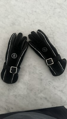 Bogner Crystals Leather Apres Ski Gloves (Women's)