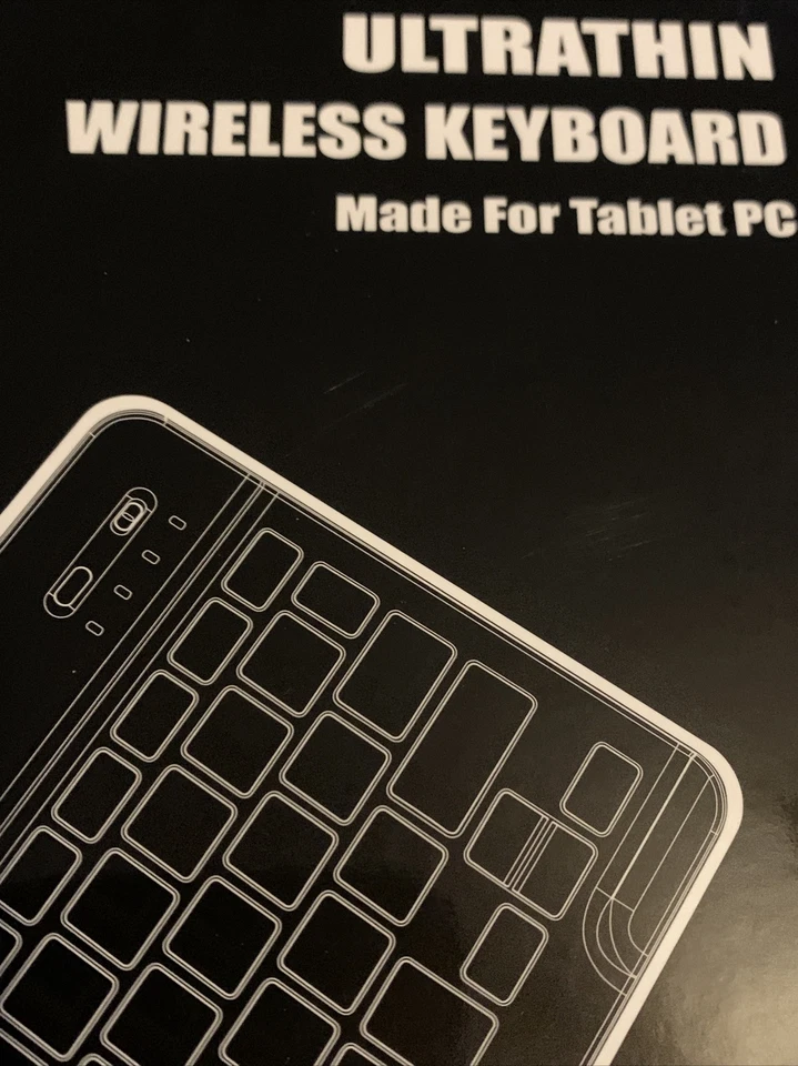 Fintie Ultrathin Wireless Bluetooth Keyboard For IOS Tablet - Image 4 of 4
