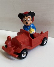 Vintage Mickey Mouse Bully West Germany Fire Truck With Out Ladder Toy