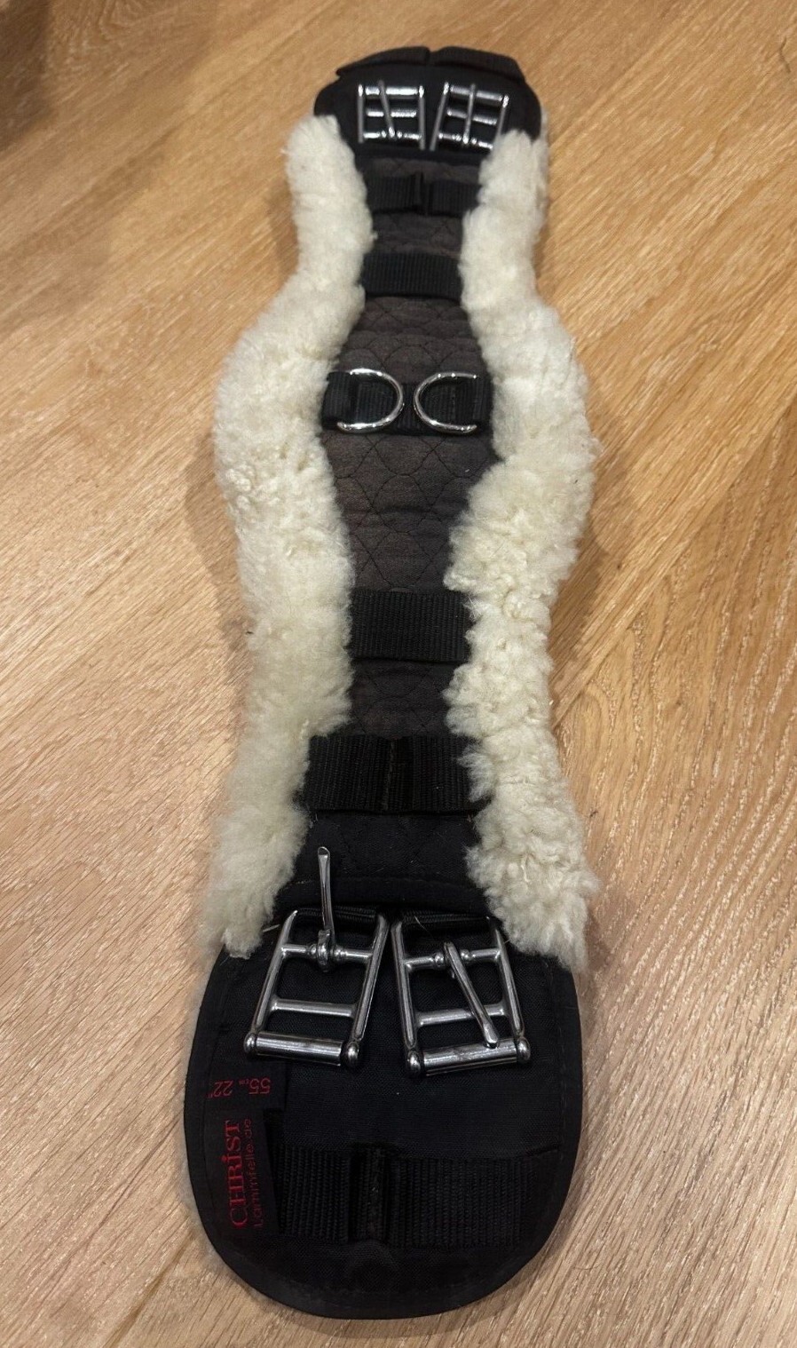 Christ Lammfelle Anatomical Sheepskin Dressage Girth 55cm 22" eBay
