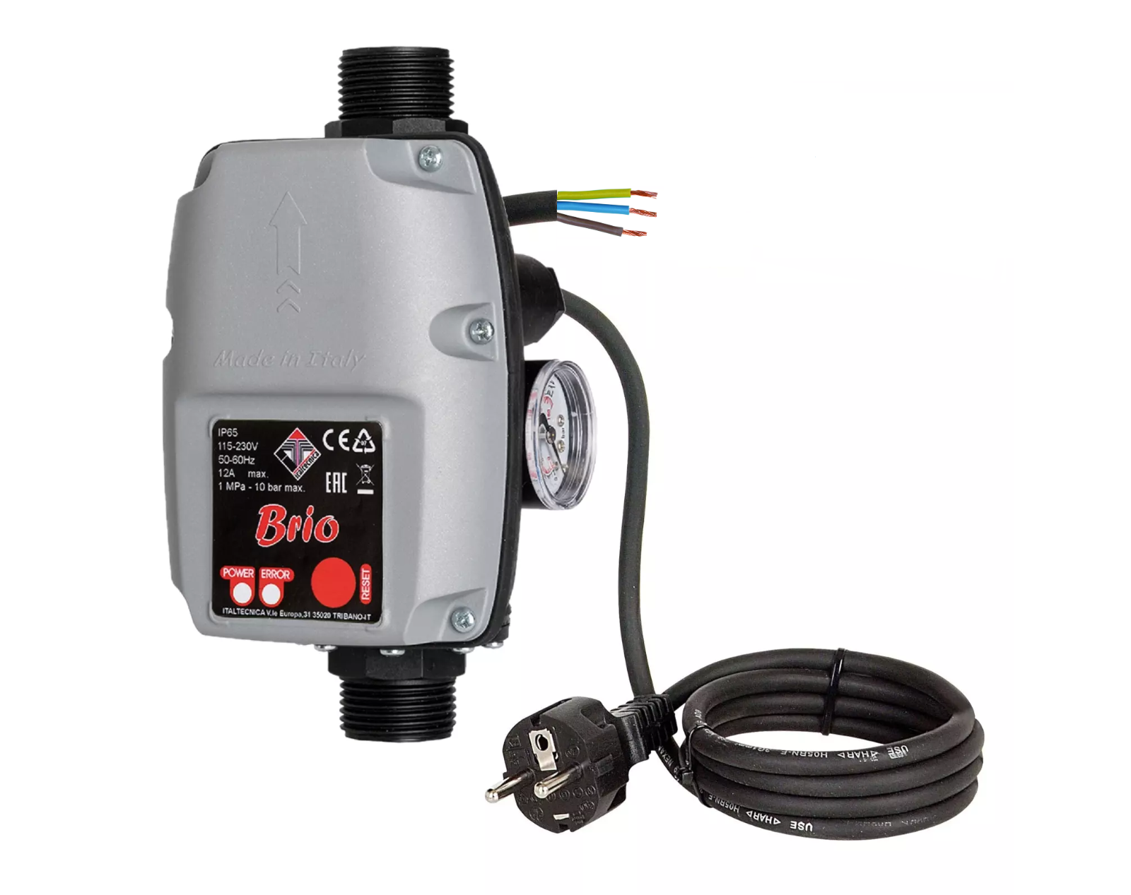 Italtecnica Brio Pressoflussostato Elettronico Controllo Pompe Cablato