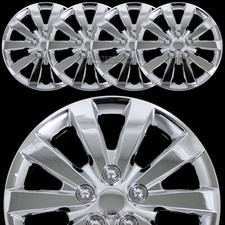 For Nissan Sentra S Sv 2013-25 Chrome 16 Wheel Covers Snap On Full Rim Hub Caps For Nissan Sentra S Sv 2013-25 Chrome 16 Wheel Covers Snap On Full Rim Hub Caps