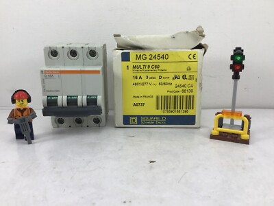 D16A - MERLIN GERIN - MULTI 9 C60 - MG24540 SQUARE D - CIRCUIT BREAKER -**NOS**