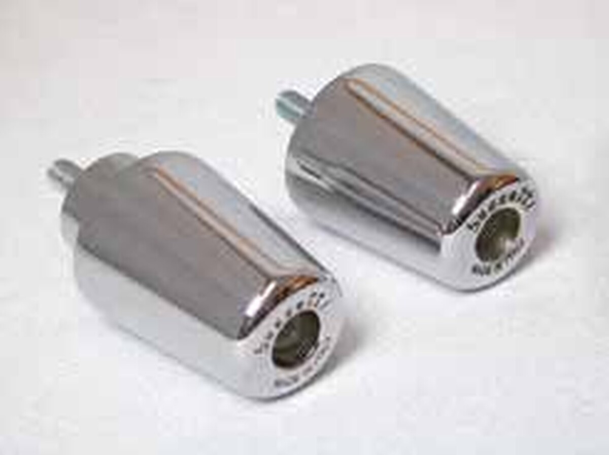 Embouts de guidon chrome 40mm pour vos balades et trajets quotidiens
