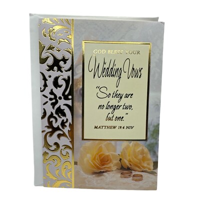 Academy Greetings God Bless Your Wedding Vows Greeting Card