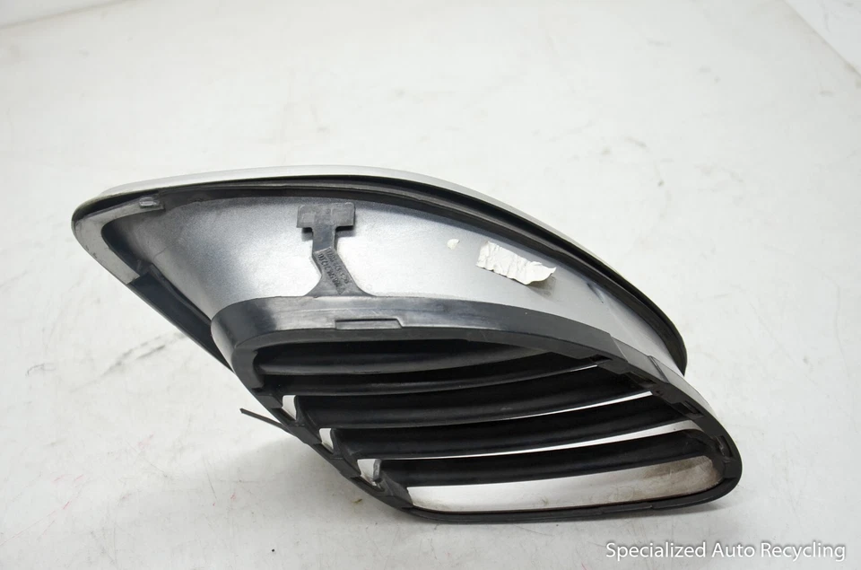 Parrilla de ventilación de conducto de aire del lado izquierdo Porsche Boxster 2001 plateada 985-504-561 Foto 4 de 4