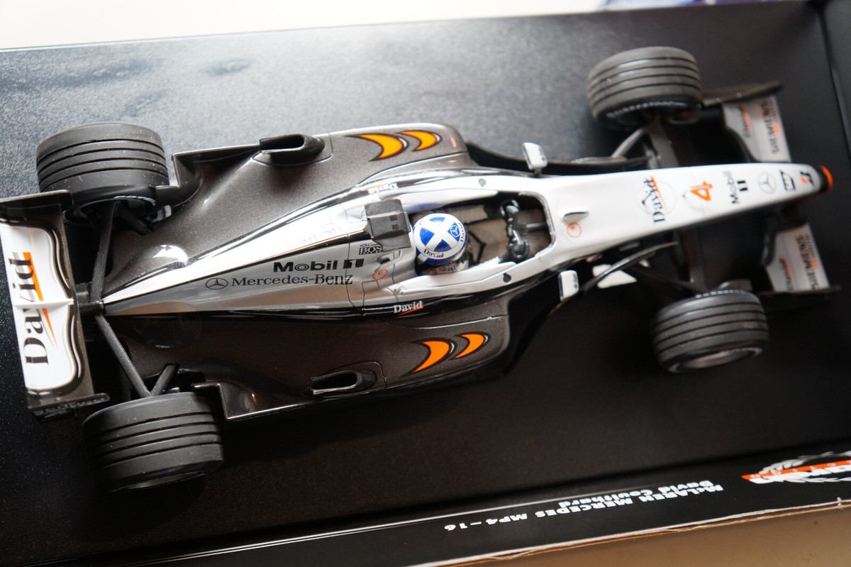 【ミニチャンプス　マクラーレン　メルセデス　MP4-16 2001年　1/18】 2001 Minichamps 1:18 McLaren Mercedes MP4-16 David Coulthard