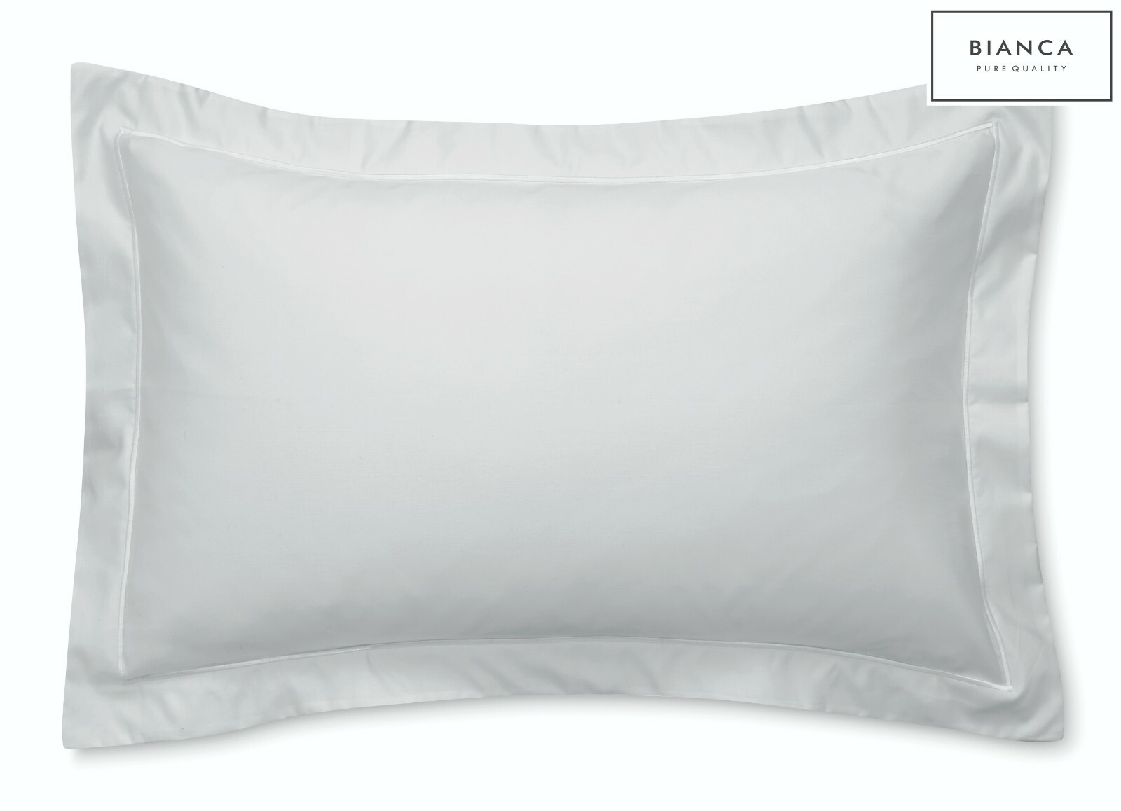 Bianca Luxury 800TC Cotton Sateen Duvet Set Or Fitted/Flat Sheets White, Silver Tanie uzupełnianie zapasów