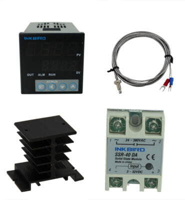 Inkbird PID Temp Controller Thermostats ITC-106VH Sensor Probe SSR Heat Sink UK