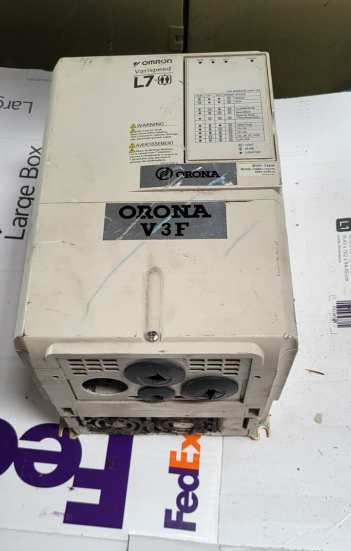 OMRON VARISPEED L7 CIMR-L7Z47P5 7.5KW FREQUENCY CONVERTER (R1S10.2