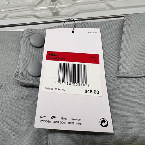 NWT 2021 NIKE Vapor Select Mens Large Gray Navy Piped Baseball Pants BQ5489-056 - 第 5/8 張圖片