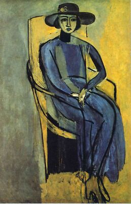 Henri Matisse Portrait of Greta Prozor 1916 Portrait 17'' x 22''Archival Art Print