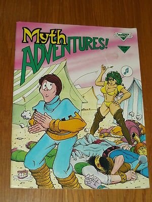 MYTH ADVENTURES #6 JUNE 1985 WARP GRAPHICS US MAGAZINE~