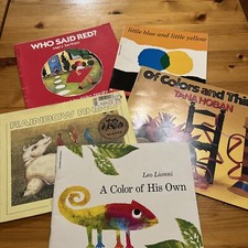 Children  s Book Lot Learning Colors Preschool Classroom Teaching Read Aloud