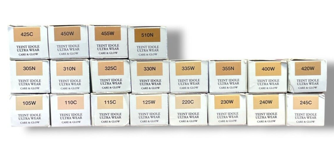 Lancome Teint Idole Ultra Wear Care Glow Foundation SPF 27 30ml New