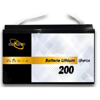 Batterie Lithium LiFePO4 12V 200Ah KOONEKT Avec BMS 200A – Neuf