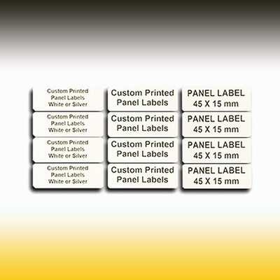 Bespoke Custom Labels, Control panel camper | Grelly UK