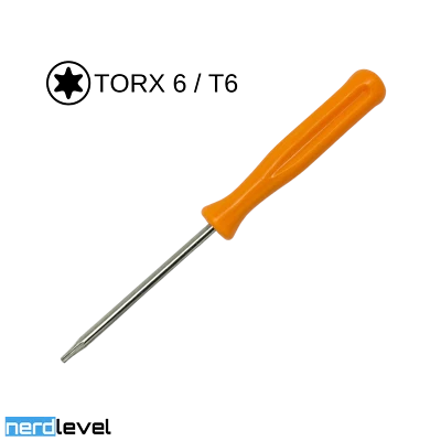 NERDLEVEL Schraubendreher Schraubenzieher TORX 6 Werkzeug Dreher T6 Schrauben T6H