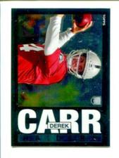 2014 Topps Chrome Derek Carr 1985 Design #18 RC RAIDERS