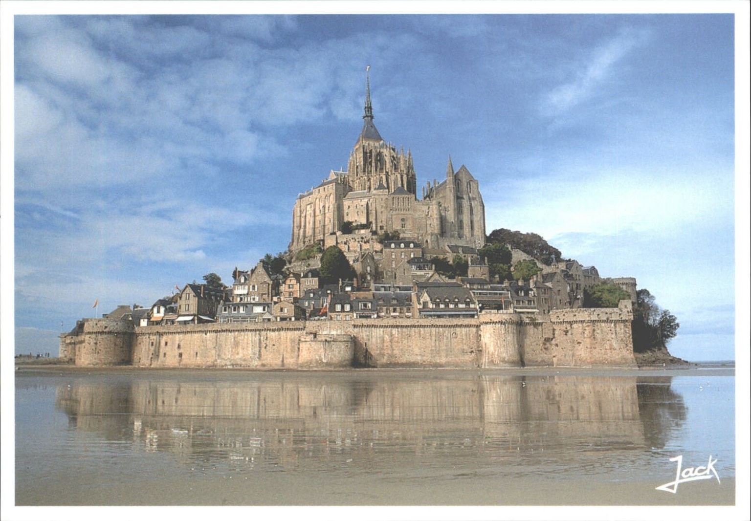 Mont Saint-Michel Postcard - France's Wonder of the West by Jack